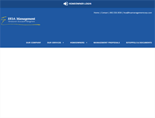 Tablet Screenshot of hoamanagementcorp.com